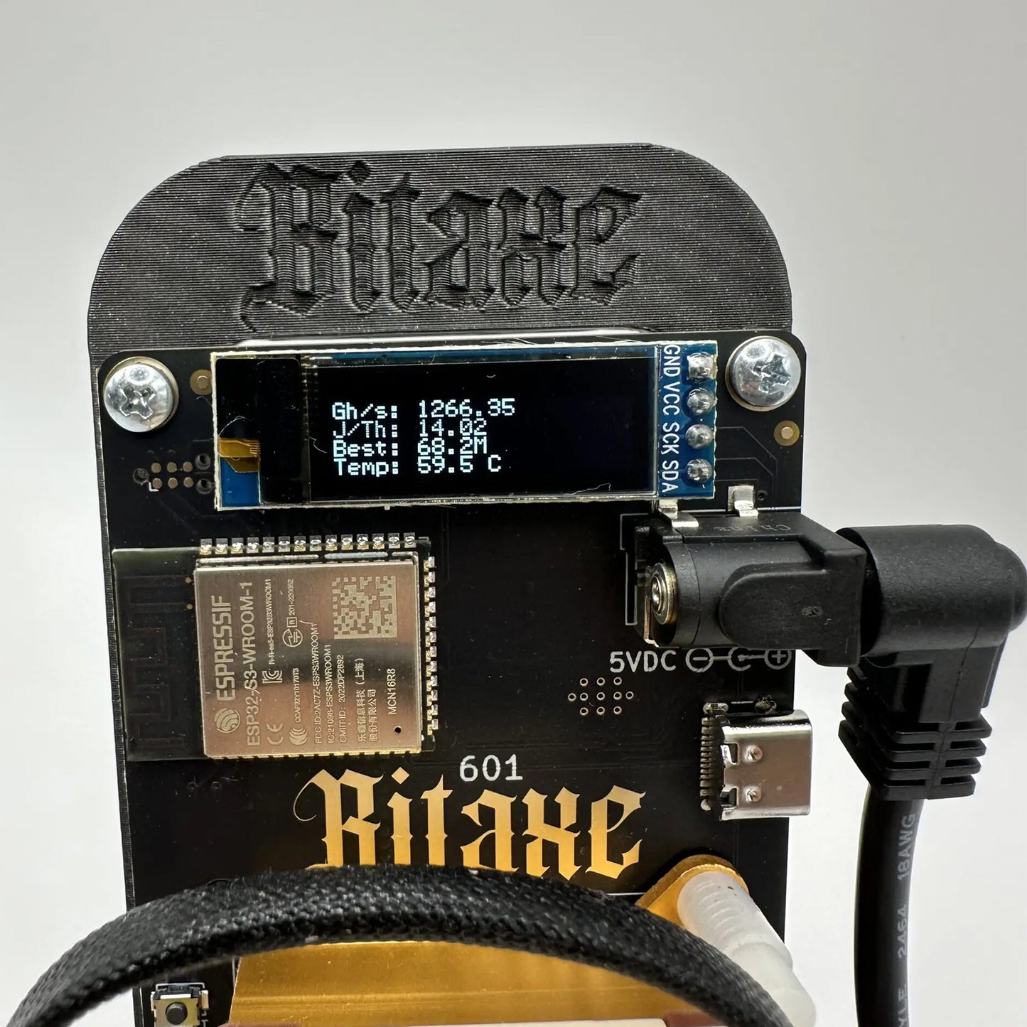 Bitaxe Bitcoins Miner Lotto Mining Device Ultra 1.2TH/S 2.4G WiFi 18W Asic Chip BM1370 Antminer S21 Bitcoin Minning Machine