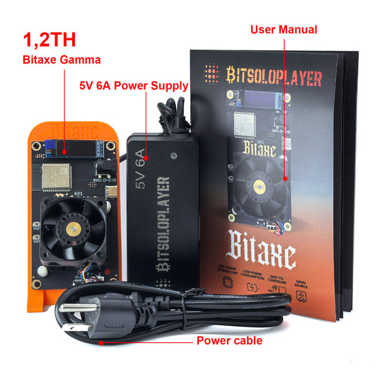 Bitcoins Miner 1.2TH/s Bitaxe Gamma 601 Solo Miner BM1370 Asic Chip 2.4G WiFi 18W/TH BTC Lottery Crypto Miner with S21 Pro Asic Bitcoins Mining Machine Micro Silent Home Use