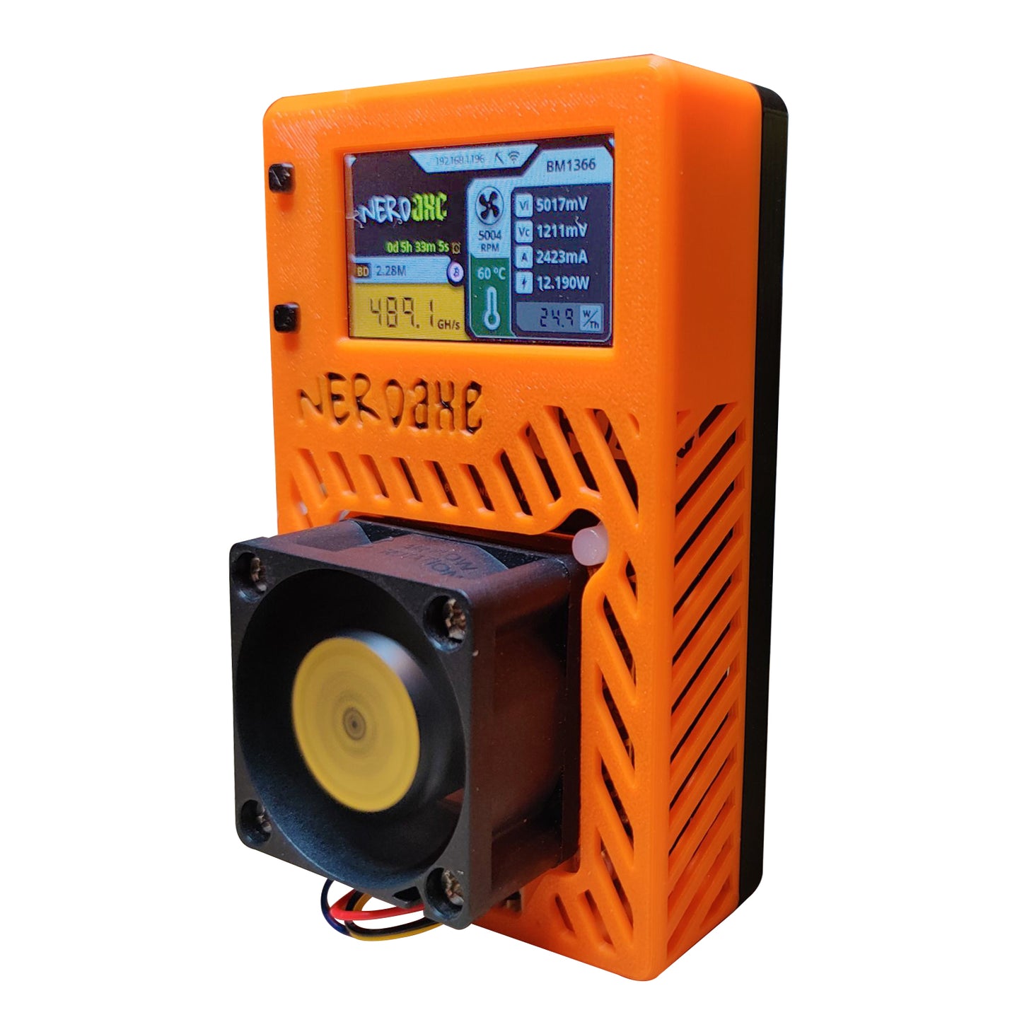 Nerdaxe Bitcoins Miner Lotto Mining Device Ultra 500GH/S 2.4G WiFi 13W Asic Chip BM1368 Lottery Crypto Miner with Bitcoin Mining Machine